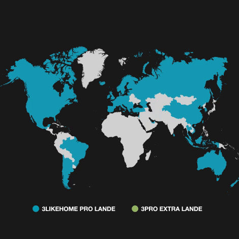 3Pro Extra-lande