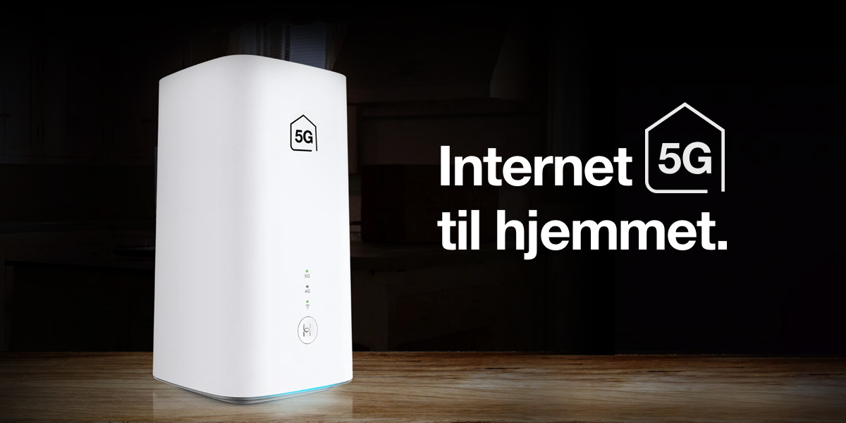 5G Internet til hjemmet Tilbud 179 kr./md.