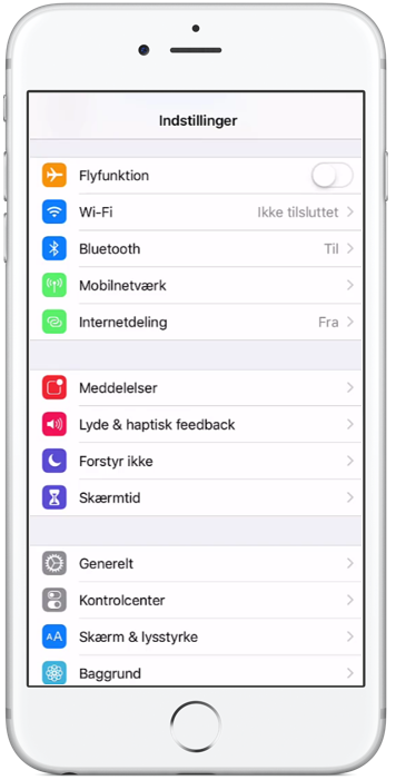 Skift Etikette Pa Iphone