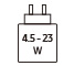 Bruger 4,5 - 23 W