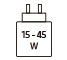 Bruger 15 - 45 W